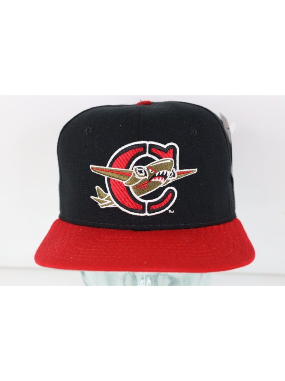 Deadstock Vintage 90s New Era Pro Model Capital City Bombers Snapback Hat USA